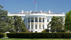Het Witte Huis Foto van het witte huis in Washington D.C.