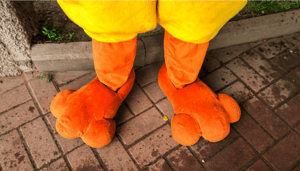 Man verdiende €1,6 miljoen door verkleed als kip de straat op te gaan Man verdiende €1,6 miljoen door verkleed als kip de straat op te gaan