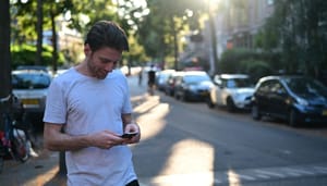 nederlander-met-telefoon-handelt-crypto Waarom steeds meer Nederlanders handelen op decentrale cryptobeurzen