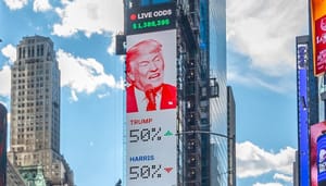 Trump-Harris-Presidentsverkiezingen Naast bitcoin kleuren ook aandelen groen, 'markt verwacht winst Trump'