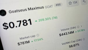 goat-solana-memecoin Waarom stijgen solana memecrypto zo hard vandaag?