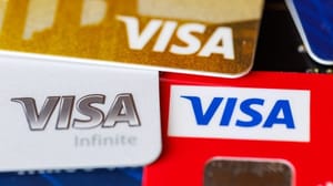Foto van Visa betaalkaarten