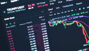 'Toen de tweede memecoin kwam, was het klaar voor Trumps cryptomunt' memecoins dalende crypto grafiek