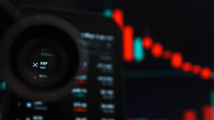 Afbeelding van dalende XRP koers