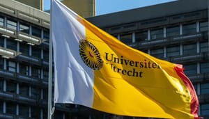 universiteit-utrecht vlag van Universiteit Utrecht te Utrecht