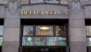 beursplein-amsterdam foto van de ingang van Beursplein 5 de Amsterdamse beurs