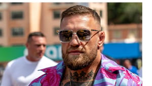 conor-mcgregor MMA-vechter conor mcgregor op een boot tijdens de Monaco Grand Prix 2024