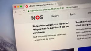 Een afbeelding van de voorpagina van de website Nederlandse Omroep Stichting (NOS) Een afbeelding van de voorpagina van de website Nederlandse Omroep Stichting (NOS)