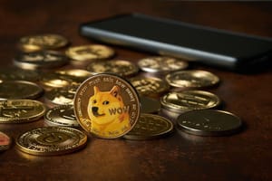 A,Shiny,Doge,Coin,With,An,Expressive,Face,Is,Centered Wat maakt Dogeverse uniek? Nieuwe memecoin met utility op komst?