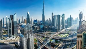 Dubai uitzicht Burj Khalifa Dubai groeit uit tot cryptohoofdstad en grote crypto-exchange draagt steentje bij