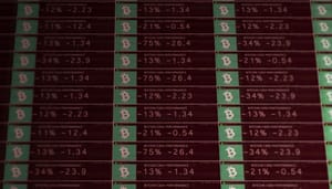 bitcoin-transacties-op-blockchain-rood bitcoin-transacties-op-blockchain-rood