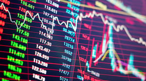 Een afbeelding van marktdata met daarbij verschillende grafieken van een crypto of een aandeel Een afbeelding van marktdata met daarbij verschillende grafieken van een crypto of een aandeel