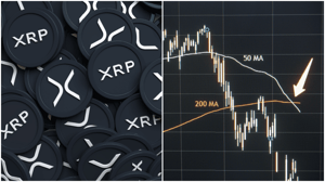 XRP koers maakt death cross XRP koers maakt death cross