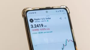 XRP grafiek op telefoon XRP grafiek op telefoon