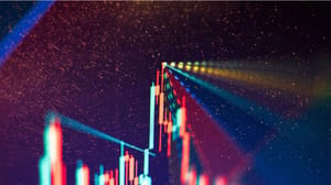 Een afbeelding van crypto koersen die alle kanten op kunnen gaan Een afbeelding van crypto koersen die alle kanten op kunnen gaan