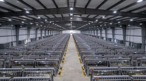 Riot Platforms bitcoin mining operatie in Texas Riot Platforms bitcoin mining operatie in Texas