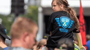 Shirt met Farmer Defence Force Logo