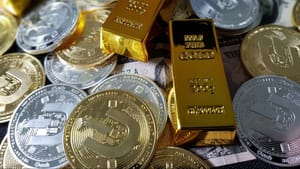 Crypto goud Waarom beleggers in onrustige tijden blijven twijfelen tussen goud en bitcoin