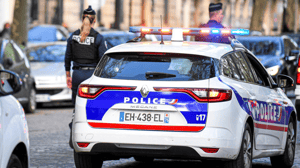 Foto van Franse politieagenten Foto van Franse politieagenten