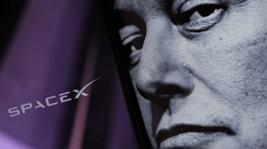SpaceX logo en Elon Musk SpaceX logo en Elon Musk