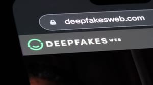 Een afbeelding van een website voor deepfakes Een afbeelding van een website voor deepfakes