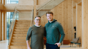 Links-Joe-Wilson-Chief-evangelist-bij-bunq-en-rechts-Jos-Lazet--CEO-en-founder-van-Blockrise Links Joe Wilson, Chief Evangelist bij bunq en rechts Jos Lazet, CEO en founder van Blockrise - © Blockrise, gebruikt met toestemming.