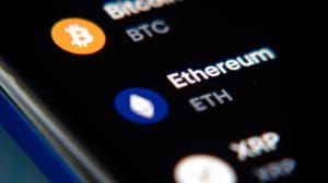 Een afbeelding van Ethereum tussen bitcoin en XRP in Een afbeelding van Ethereum tussen bitcoin en XRP in