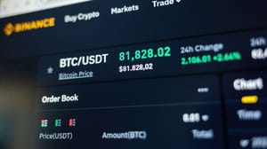Een afbeelding van bitcoin, uitgedrukt in dollars, op een koerswaarde van 80.000 Een afbeelding van bitcoin, uitgedrukt in dollars, op een koerswaarde van 80.000