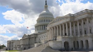 Een afbeelding van het capitol building in Washington, Verenigde Staten Een afbeelding van het capitol building in Washington, Verenigde Staten