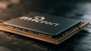 micron-chip Chipgigant Micron neemt AI-zorgen weg met belangrijke recordcijfers
