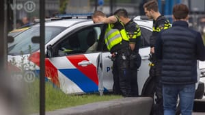 Foto van Nederlandse politieagenten