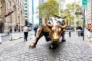 New,York,City,,Usa,-,October,30,,2017:,Wall,Street wat is een bullrun