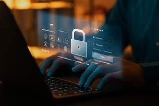 Cyber,??network,Security,And,Data,Protection,On,The,Internet,,Businessman