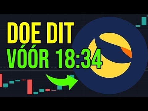 LUNA 2.0: doe DIT vóór 18.34 vandaag!