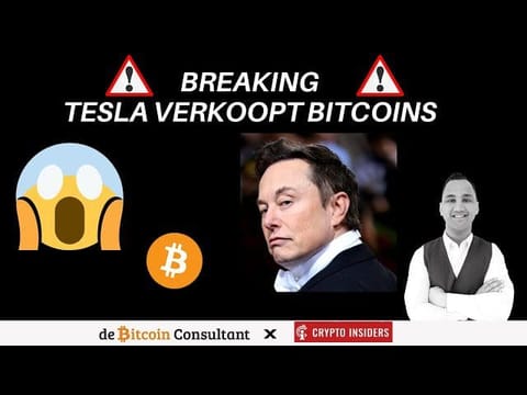 Welk effect heeft bitcoin verkoop van Tesla? John bekijkt de koers