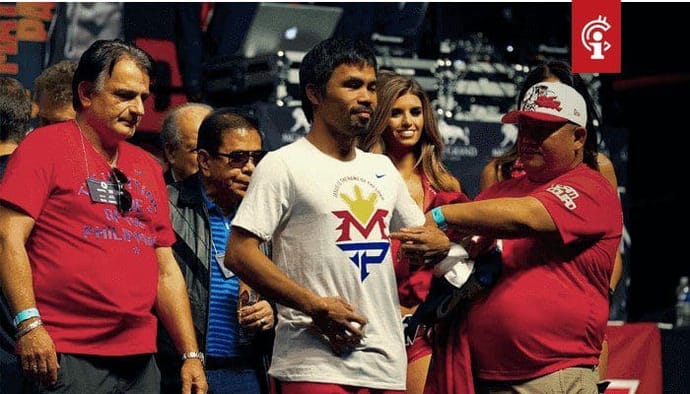 bokser_manny_pacquiao_laneert_eigen_token_via_IEO_op_GCOX_exchange