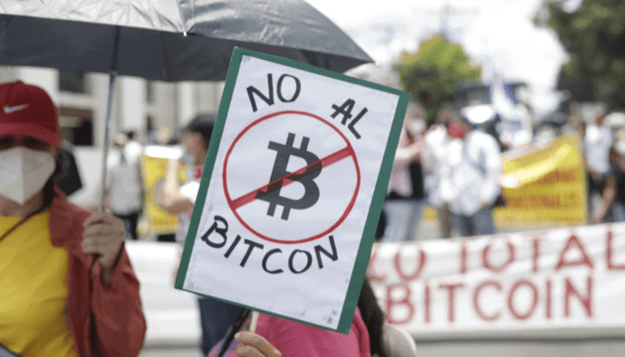 Meerderheid bevolking El Salvador heeft geen vertrouwen in bitcoin