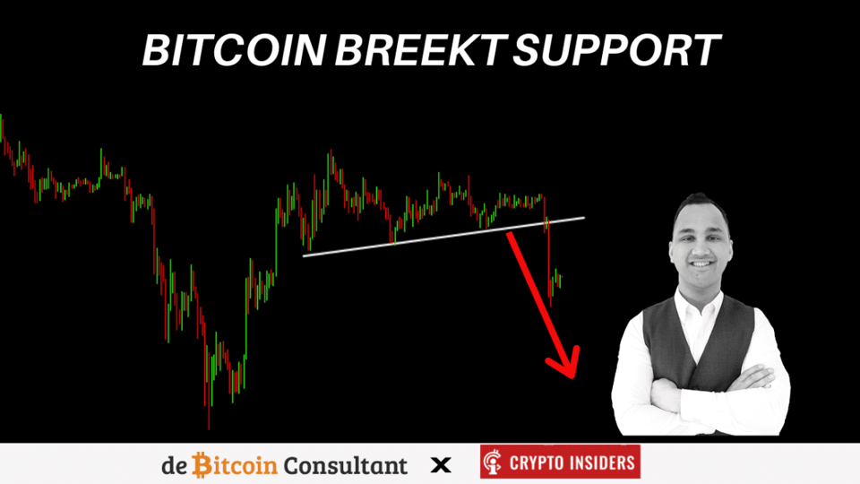 Bitcoin zakt door steunzone, wat nu? John bekijkt BNB, DOGE en meer