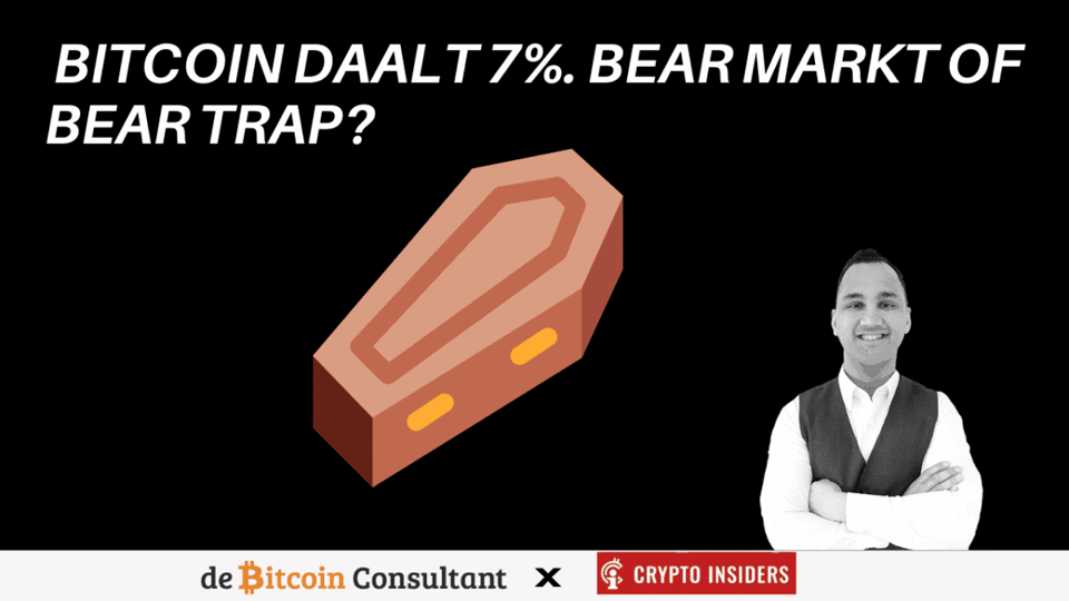 Bitcoin koers daalt hard, is de bear-markt gestart?