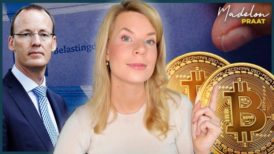 Belasting betalen over je bitcoin en Klaas Knot in de knoop in Madelon Praat