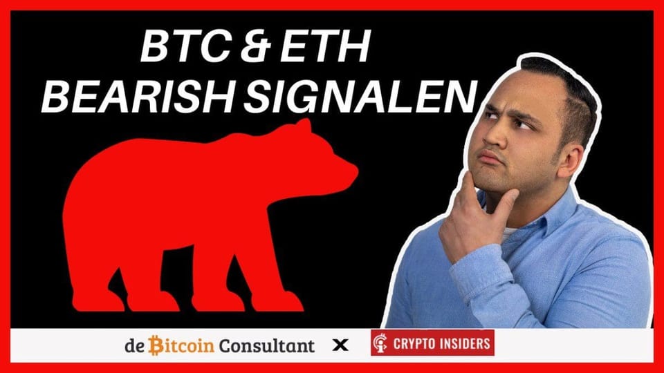 Bitcoin en ethereum koersen tonen negatieve signalen, wat nu?