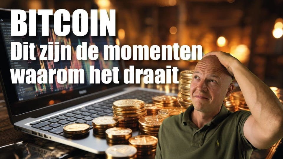 Bitcoin koersvideo: Dit zijn de momenten waarom het draai