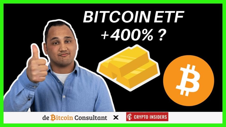 Bitcoin ETF vs Goud ETF: "buy the rumour, sell the news"