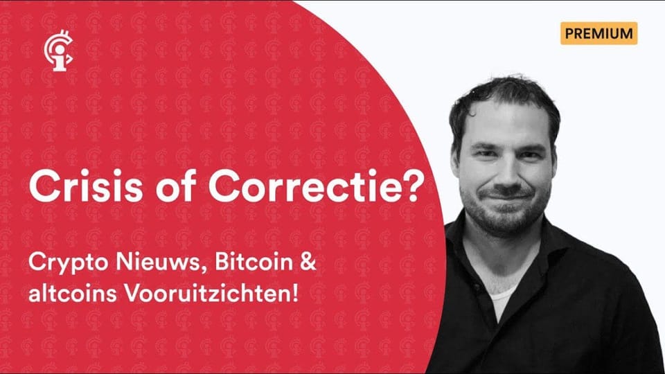 Crypto crisis of correctie? Bitcoin en altcoin vooruitzichten