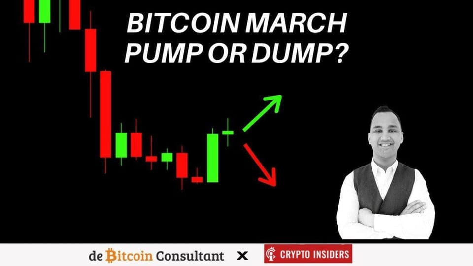 Gaat bitcoin stijgen of hard dalen in maart? John bekijkt de koers