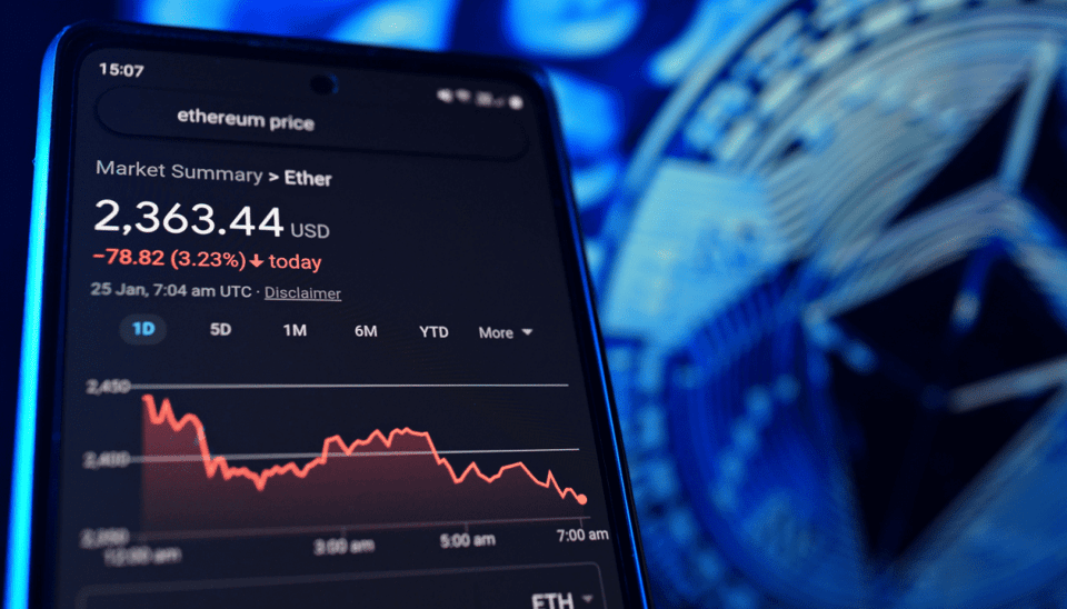 Ethereum weerstandszone waarschuwt beleggers voor forse daling
