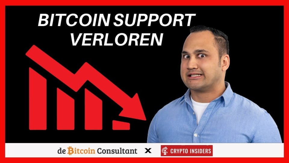 Waarschuwing: bitcoin verliest cruciale steun, wat is de volgende zet?