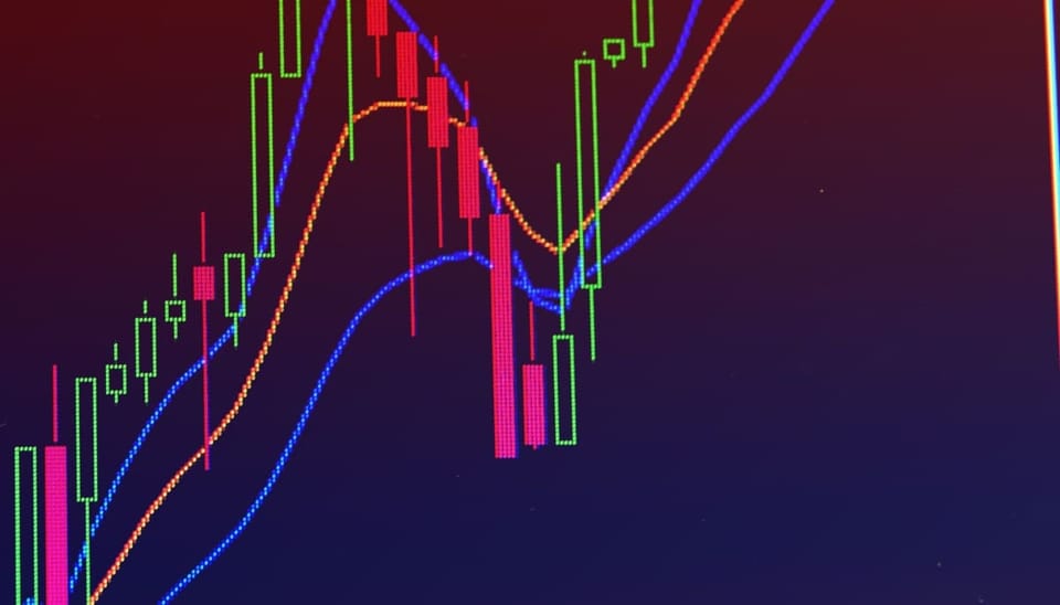 Een afbeelding van een crypto koers die een dip maakt en vervolgens hard stijgt, met daarbij marktdata