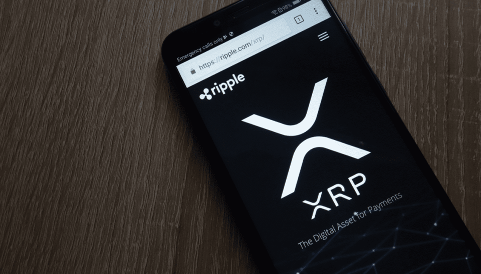 Ripple XRP op mobiel