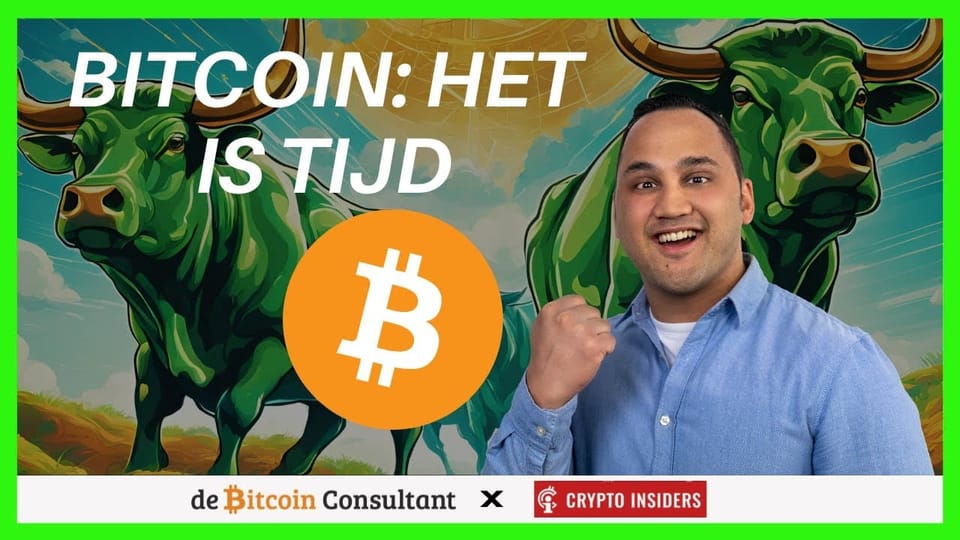 Een thumbnail van de video van John van Meer, de bitcoin consultant